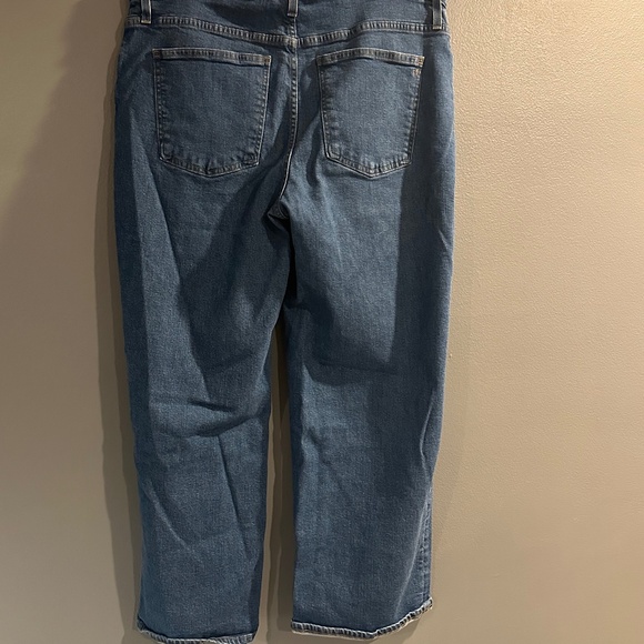 *GENTLY WORN* Madewell Size 33P The Perfect Vintage Wide-Leg Jeans Stanhill Wash - Picture 1 of 10